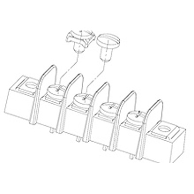 Molex Barrier Strip, 4 Contact, 9.53mm Pitch, 1 Row, 15A, 300 V