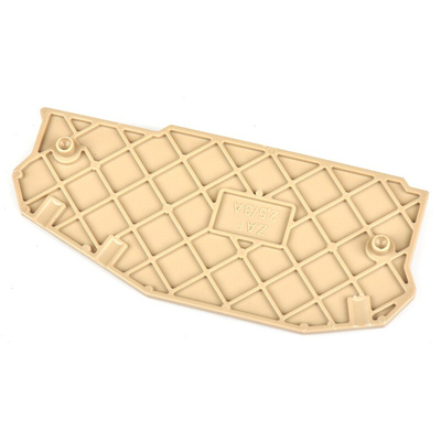 RS PRO End Cover for Use with 2.5 mm Terminal ZAP 2.5/3A