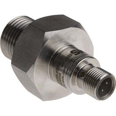 Sick GRF Series Optical Point Level Switch Level Switch, NO, PNP Output, G1/2 Thread, Stainless Steel Body