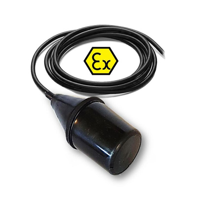 ATMI SOLIBA EX Series Tilt Level Switch Level Sensors, SPDT Output, Cable Mount, Copolymer Polypropylene + HR HY Body,