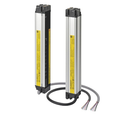 Omron F3SJ Series Light Curtain, Sender & Receiver, 14 Beam(s), 25mm Resolution