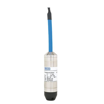 WIKA LS-10 Series Submersible Pressure Transmitter Submersible Pressure Transmitter, Cable Mount, Stainless Steel Body