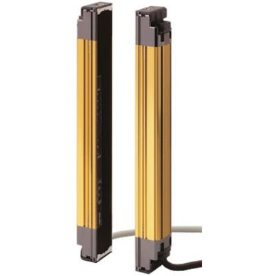 Omron F3SJ Series Light Curtain, Sender & Receiver, 12 Beam(s), 25mm Resolution