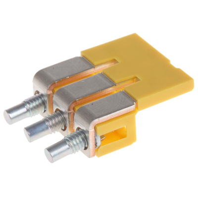 Weidmuller W Series Jumper Bar for Use with DIN Rail Terminal Blocks, 41A