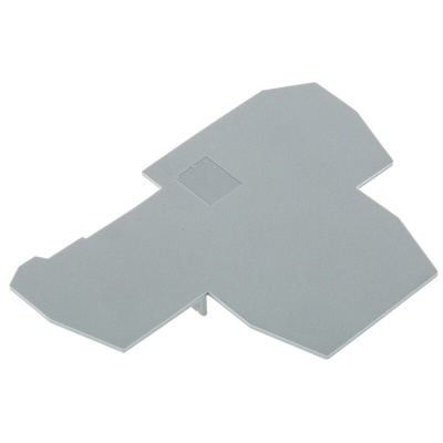 Entrelec FEM Series End Cover for Use with DIN Rail Terminal Blocks