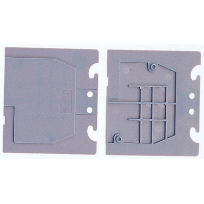 Entrelec SCF Series End Cover for Use with DIN Rail Terminal Blocks