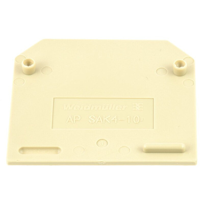 Weidmuller SAK Series End Cover for Use with DIN Rail Terminal Blocks, ATEX