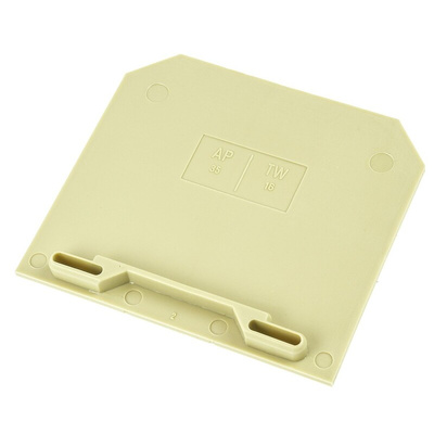 Weidmuller SAK Series End Cover for Use with DIN Rail Terminal Blocks