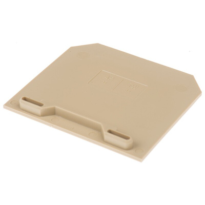Weidmuller SAK Series End Cover for Use with DIN Rail Terminal Blocks
