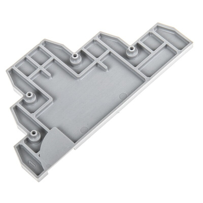 Entrelec FED Series End Cover for Use with DIN Rail Terminal Blocks
