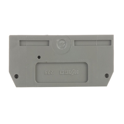 Wago 279 Series End and Intermediate Plate for Use with 279 Series Terminal Blocks