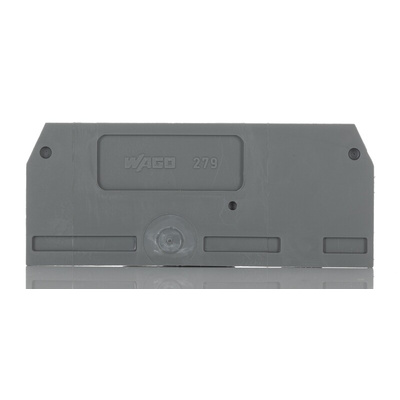 Wago 279 Series End and Intermediate Plate for Use with 279 Series Terminal Blocks