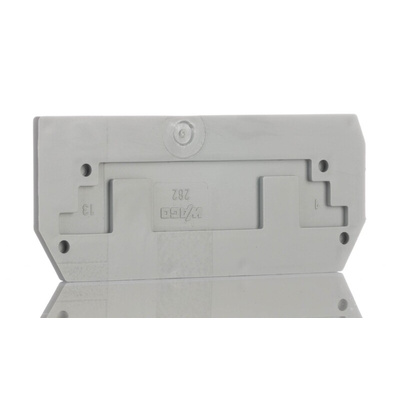 Wago 282 Series End and Intermediate Plate for Use with 282 Series Terminal Blocks