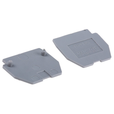 Phoenix Contact D-MT Series End Cover for Use with DIN Rail Terminal Blocks