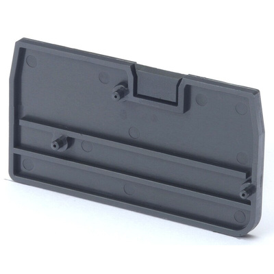 XW5E End Cover for use with XW5G-P1.5-1.1-1 Grounding Terminal Block, XW5T-P1.5-1.1-1 Feed Through Terminal Block