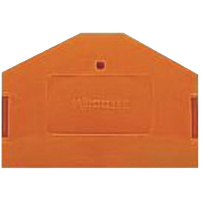 Wago 281 Series End and Intermediate Plate for Use with 281 Series Terminal Blocks