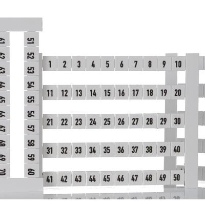 Weidmuller W Series Marker Kit for Use with DIN Rail Terminal