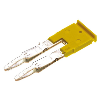 Weidmuller ZQV Series Jumper Bar for Use with DIN Rail Terminal Blocks, 24A