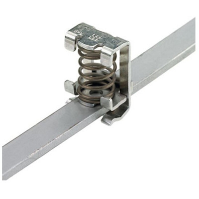 Weidmuller KLBUE Series Clamping Yoke for Use with DIN Rail Terminal Blocks
