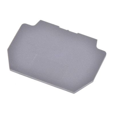 Entrelec FEDR Series End Cover for Use with DIN Rail Terminal Blocks