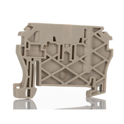 Weidmuller P Series End Stop for Use with DIN Rail Terminal Blocks
