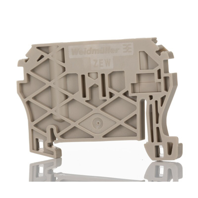 Weidmuller P Series End Stop for Use with DIN Rail Terminal Blocks
