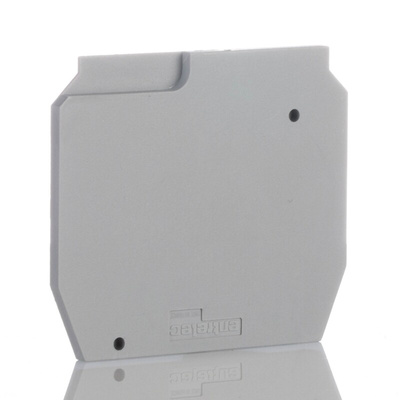Entrelec FEMR8 Series End Cover for Use with DIN Rail Terminal Blocks