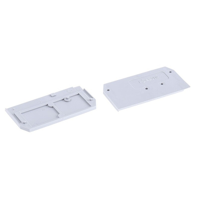 Wago 280 Series End and Intermediate Plate for Use with 280 Series Terminal Blocks