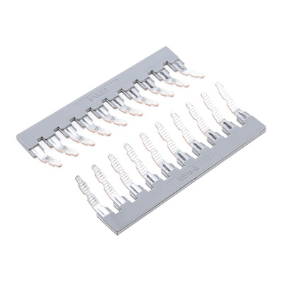 Phoenix Contact EB 10- 6 Series Jumper Bar for Use with DIN Rail Terminal Blocks