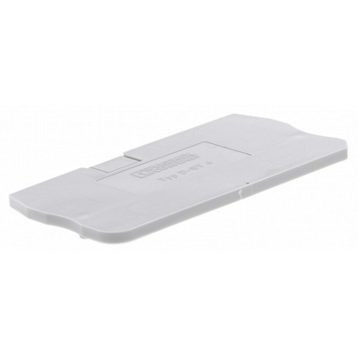 Phoenix Contact D-ST 4 Series End Cover for Use with DIN Rail Terminal Blocks