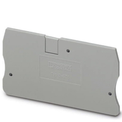 Phoenix Contact D-ST 6 Series End Cover for Use with DIN Rail Terminal Blocks