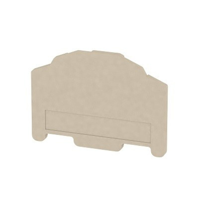 Weidmuller Z Series End Cover for Use with DIN Rail Terminal Blocks