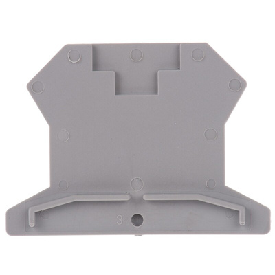 Phoenix Contact D-UK 2.5 Series End Cover for Use with DIN Rail Terminal Blocks, ATEX