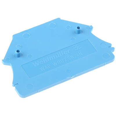 Weidmuller W Series End Cover for Use with DIN Rail Terminal Blocks