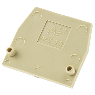Weidmuller AP Series End Cover for Use with DIN Rail Terminal Blocks