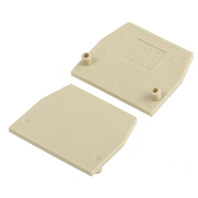 Weidmuller AP Series End Cover for Use with DIN Rail Terminal Blocks