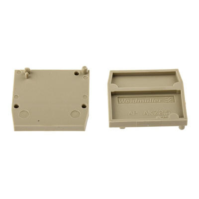 Weidmuller AP Series End Cover for Use with DIN Rail Terminal Blocks