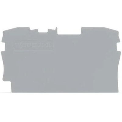 Wago TOPJOB S, 2004 Series End and Intermediate Plate for Use with 2004 Series Terminal Blocks