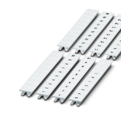 Phoenix Contact ZB5.LGS :01 -10 Series Marker Strip for Use with DIN Rail Terminal Blocks