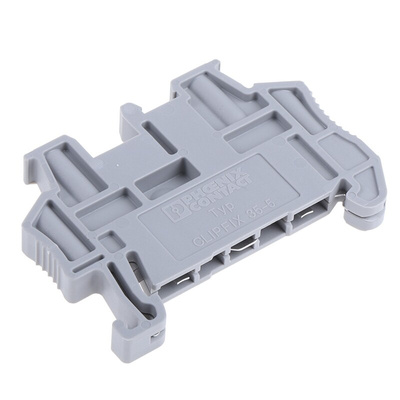 Phoenix Contact CLIPFIX Series End Stop for Use with DIN Rail Terminal Blocks, ATEX