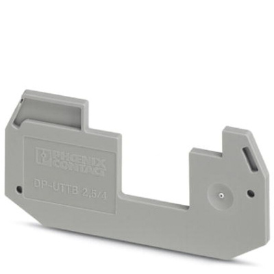 Phoenix Contact DP-UTTB 2.5/4 Series Spacer Plate for Use with DIN Rail Terminal Blocks