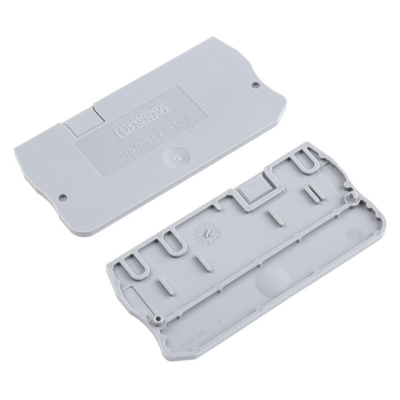 Phoenix Contact D-ST Series End Cover for Use with DIN Rail Terminal Blocks