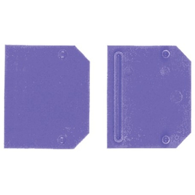 Weidmuller SAK Series End Cover for Use with DIN Rail Terminal Blocks