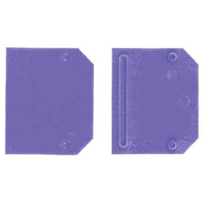 Weidmuller TW Series End Cover for Use with DIN Rail Terminal Blocks