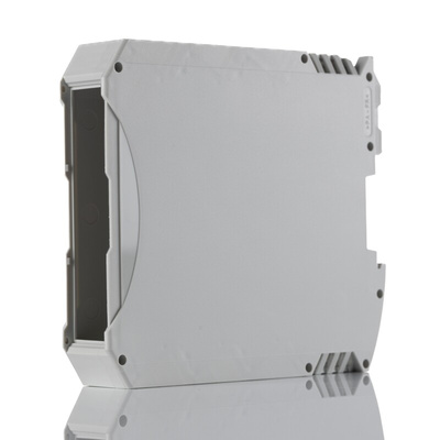Phoenix Contact ME MAX 22.5 3-3 KMGY Series Electronic Housing for Use with DIN Rail Terminal Blocks, 42A