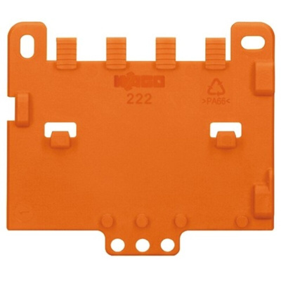Wago 222 Series Strain Relief Plate for Use with Mounting Carrier