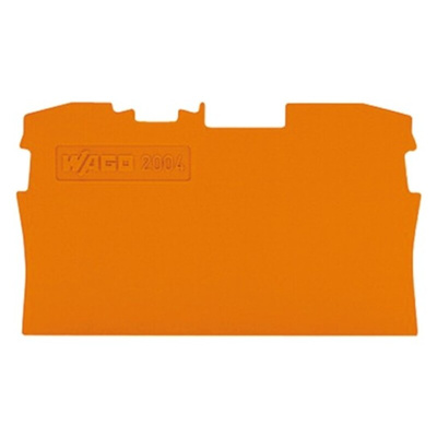 Wago TOPJOB S, 2004 Series End and Intermediate Plate for Use with 2004 Series Terminal Blocks