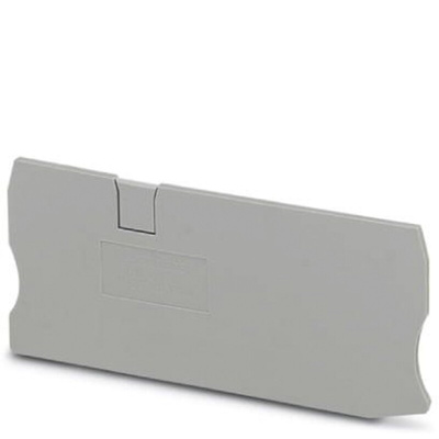 Phoenix Contact D-ST 10-TWIN Series End Cover for Use with Modular Terminal Block