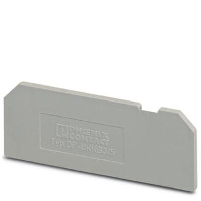 Phoenix Contact DP-UKKB 3/ 5 Series Spacer Plate for Use with Modular Terminal Block