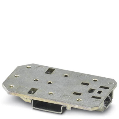 Phoenix Contact UTA 89 Series Electronic Housing-Universal DIN Rail Adapter for Use with Screwing on Switchgear, Solid